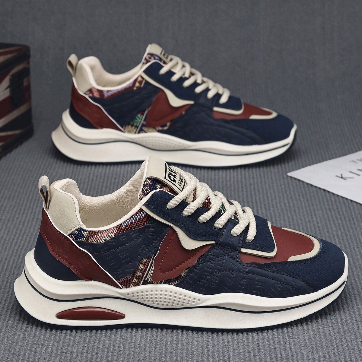 Men's Shoes Autumn And Winter 2025 New Style Trend Soft Sole Sports Casual Shoes Men's Thick Sole Height Increase Dad Shoes Men's Trend_voghion.com