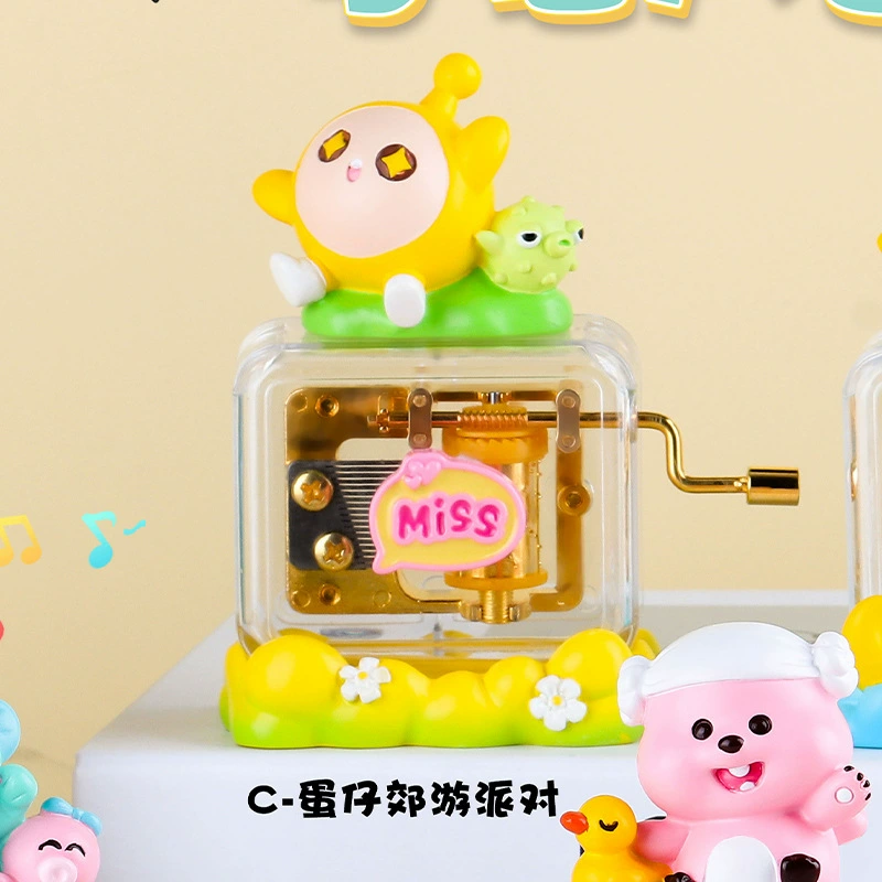 Sanrio, музыкальная коробка мультфильм, минифигура, украшения на стол, подарок на день рождения