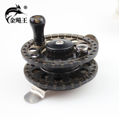 新款金飚王漁輪塑料車輪手竿魚線輪前打輪 飛釣輪漁線輪中通輪