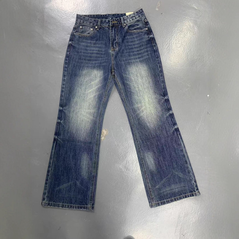 14 oz Heavy Industry Nevada Vintage Distressed Washed 2021m Loose Casual Jeans