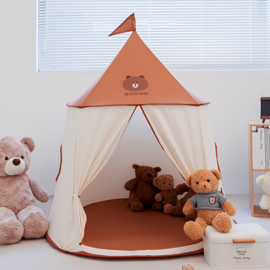 Tienda de Juego Infantil de Piel de Melocotón, Interactiva, para Niños image 12