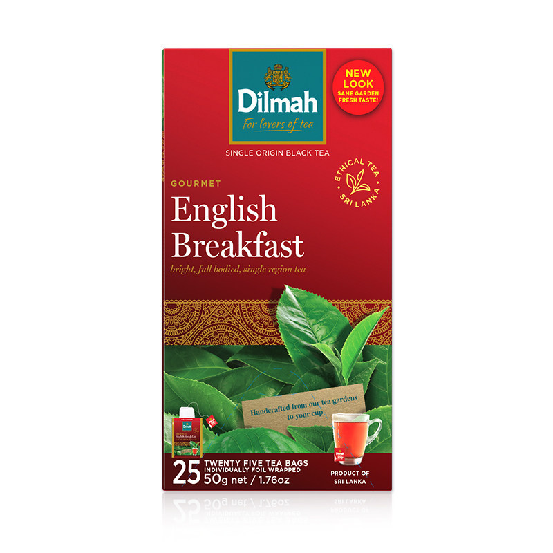 Dilmah English Breakfast Black Tea 25 Tea Bags Sri Lanka Imported Tea Bags Roasted Milk Tea Tea Bags Dilmah English Breakfast Black Tea 25 Tea Bags Sri Lanka Imported Tea Bags Roasted Milk Tea Tea Bags