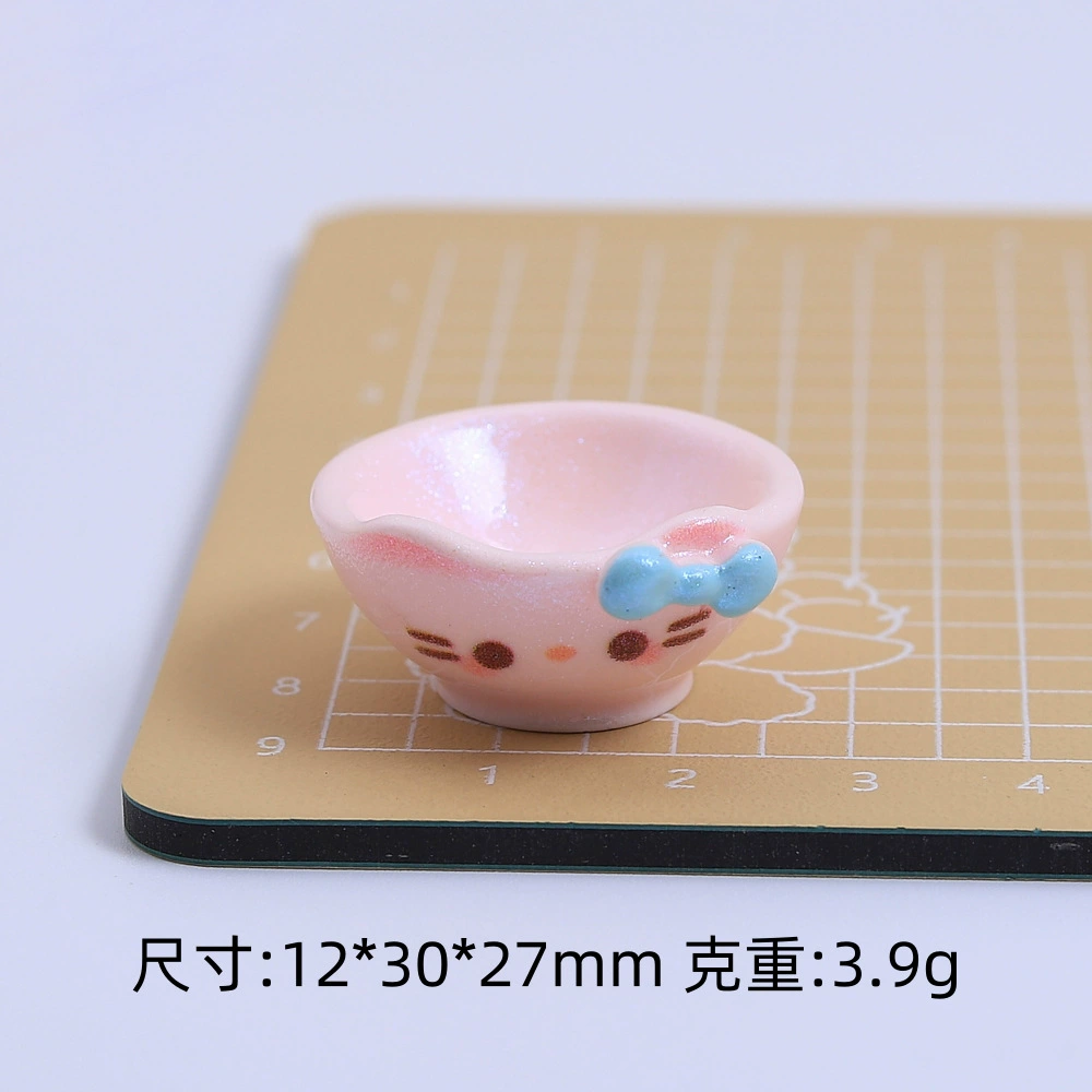 Creative cartoon cream accessory with bow handmade, accessories, DIY