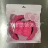 Hairband + bracelet rose red