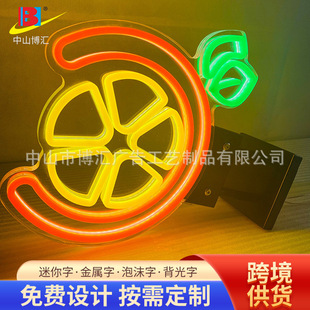 Neon Light Drink Shop Entertainment Venue Luminous Letter Sign Logo Billboard Led Shape Customization Super Bright