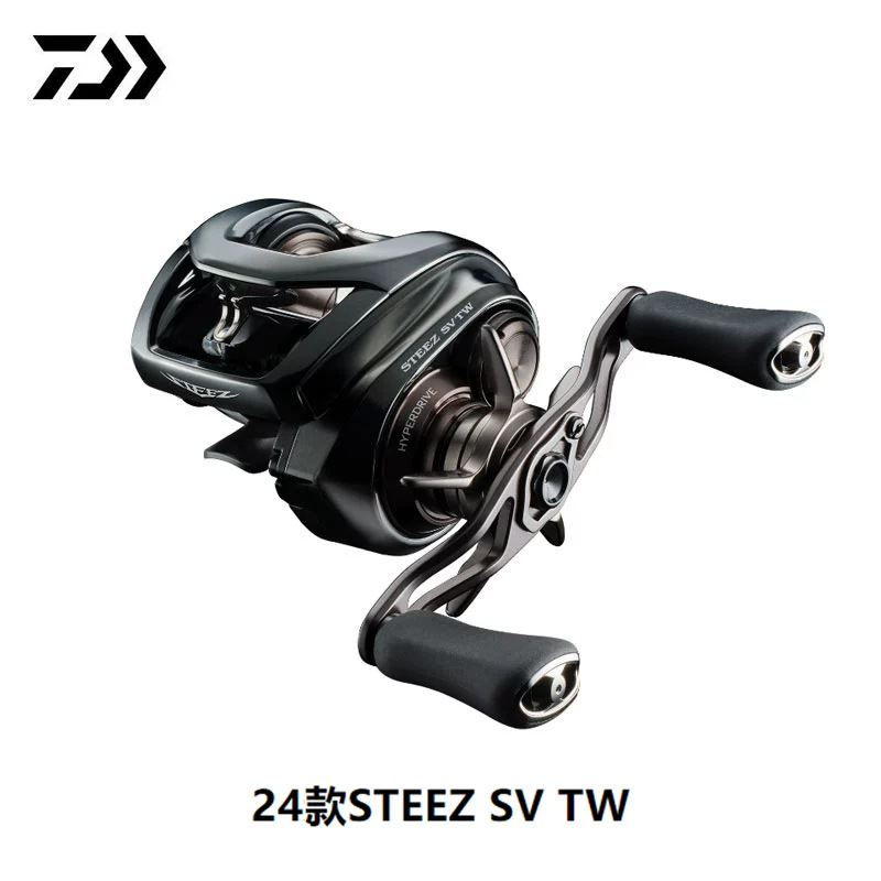 Baitcasting reel (DAIWA) Steez SV TW 24, multiple gear ratios 6.7–8.5:1, right/left hand