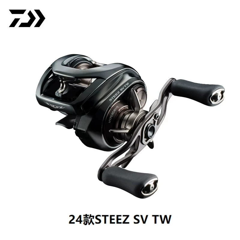 Baitcasting reel (DAIWA) Steez SV TW 24, multiple gear ratios 6.7–8.5:1, right/left hand