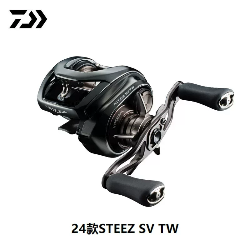 Baitcasting reel (DAIWA) Steez SV TW 24, multiple gear ratios 6.7–8.5:1, right/left hand