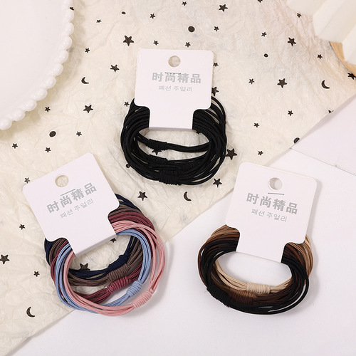 Little Bee Women's Hair Tie Large Gold Silver Bracelet Phone Coil Hair Tie Hair Tie One Yuan Two Yuan
