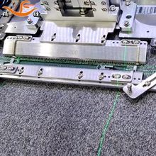 梭织防风外套棒球服夹克开袋机单双唇拉链口袋挖兜机工厂领缝专利