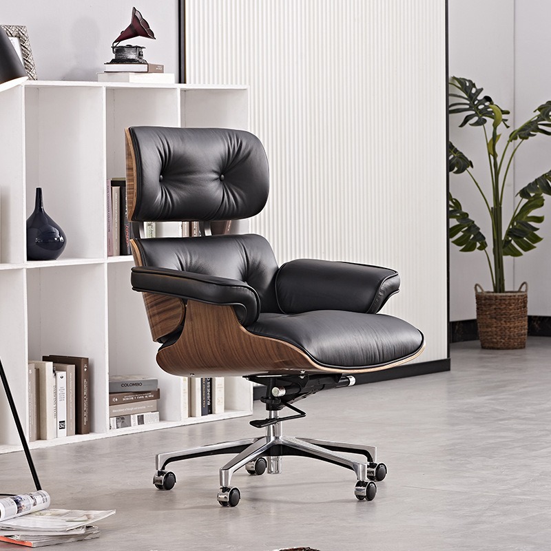 Fábrica directa silla de oficina silla de ocio IMS silla de jefe hogar cómodas sillas de cuero de negocios sillas giratorias