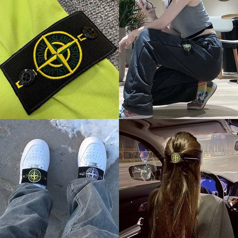 Stone Island рукав Stone камень нашивка островной рукав Ghost Chapter Delosa обувь декоративная покупка Tide