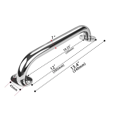 Marine stainless steel armrest Avtomobil ehtiyat hissələri - 9968s12-304mm