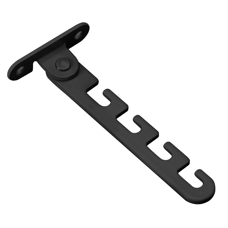 Restrictor de ventana deslizante ajustable sin agujeros de perforación y abertura plana