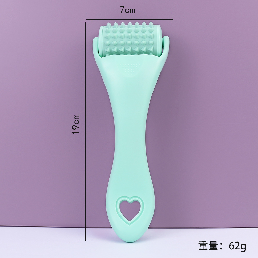 Masajeador facial transfronterizo rodillo de elevación rodillo de masaje guía herramienta de cuidado de belleza rodillo de masaje de silicona