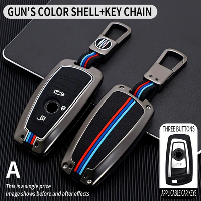 Static Rod/Key Bag — control shell silicone key case - a-gun-color-3-button-buckle-opp-bag