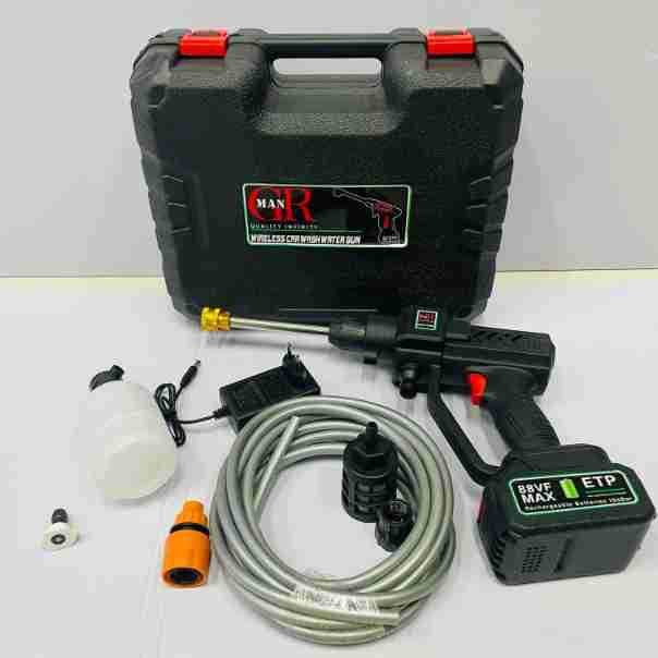 Wireless Car Washing Machine high pressure water spray gun watering flowers lithium battery convenient glass washing washguncleangun