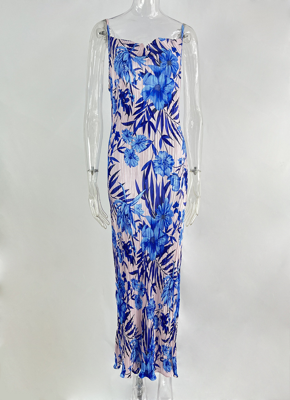 350g Weight Maxi Long Dress Dress Length Type Sleeveless Sleeve Length Sheath Dress Dresses Type Polyester Fabric Type Mid Waist Waist Line Daily, Beach Occasion V Neck Neckline Slim Fit Type Color Block, Painted Flower Pattern Summer Season Women's Gender Vacation Style Wholesale Women's Vacation Color Block Painted Flower Daily Beach V Neck Sleeveless Sheath Dress 24