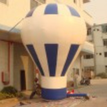 4米高充气落地球气模 PVC广告球形气模 婚庆充气卡通气模