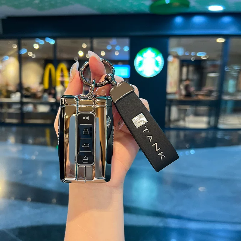 Подходит для чехла ключа Tank 300 Cyber 500hi4t high-end sense 400 Weipai — модифицированный автомобиль, защитный чехол-сумка