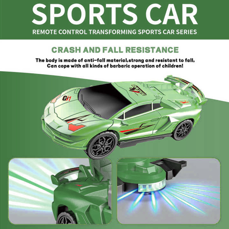 Amazon deformación coche deportivo juguetes infantiles deformación de inercia transfronteriza coche de juguetes robot al por mayor coche de control remoto para niños