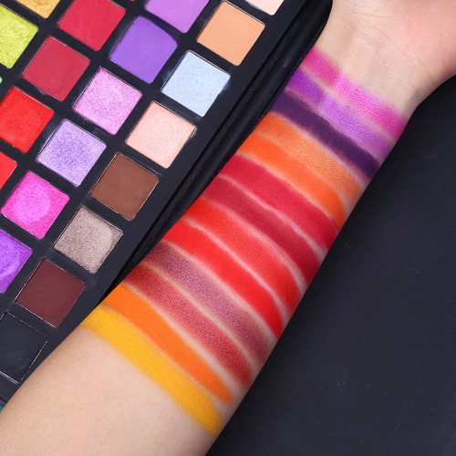 GLAZZI 40-Color Spotlight Eyeshadow Palette Shimmer Matte Color Eyeshadow Palette European and American Eyeshadow Cross-Border Cosmetics