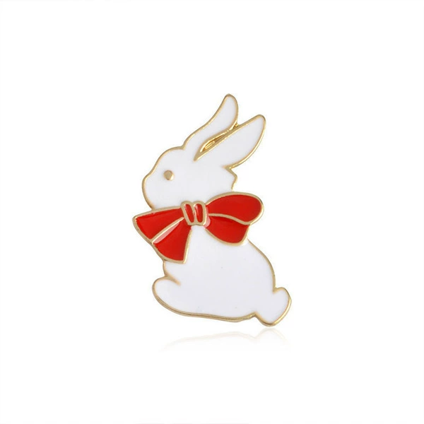 Red collar rabbit FV74