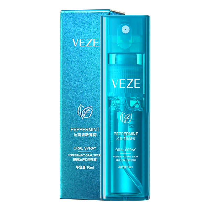 Spray Bucal de Menta con Aliento Fresco para Cuidado Bucal