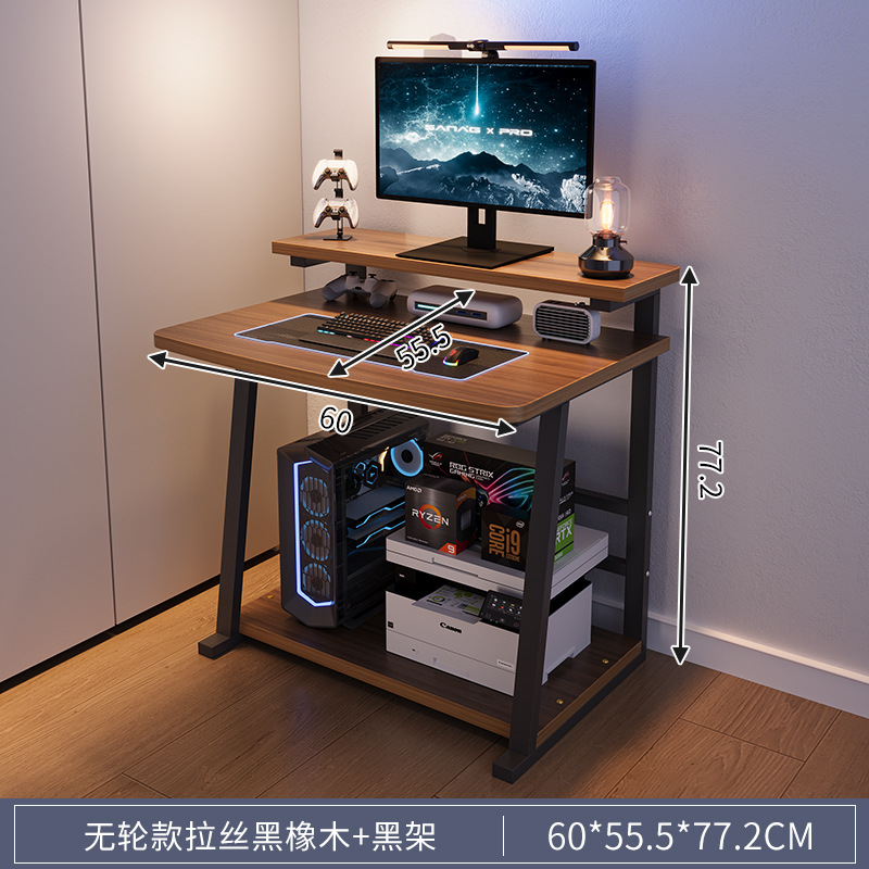 Escritorio pequeño para computadora de escritorio, escritorio de estudio móvil para el hogar, escritorio para computadora portátil, escritorio simple, mesa de dormitorio, mesa lateral