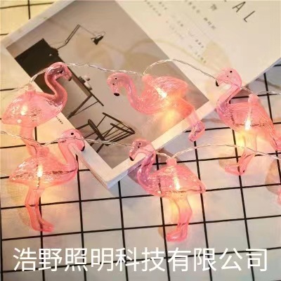 Flamingo light string decoration room led bedroom girl Net red light dormitory girl heart room decoration small ornaments