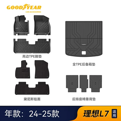 Universal Foot Pad: suitable for the new version of the - high-end-injection-molded-24-25-modell7-high-sided-full-tpe-ten-piece-set-denis-black