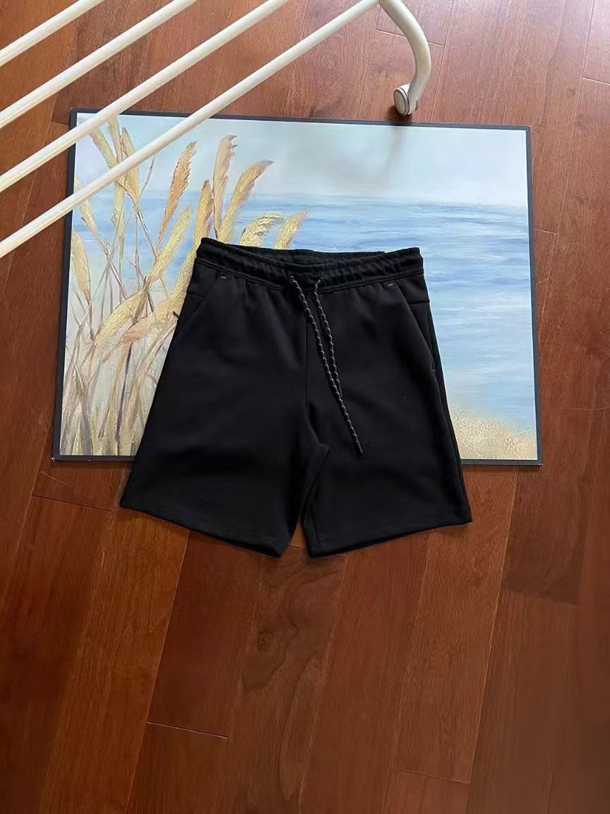 Pantalones cortos 503 para hombre con cremallera trasera multicolor con cordón deportivo casual de verano 2024