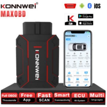 Konnwei's New Maxobd Obd2 Scanner Full-Featured Car Diagnostic Scanner Is Free to Use App