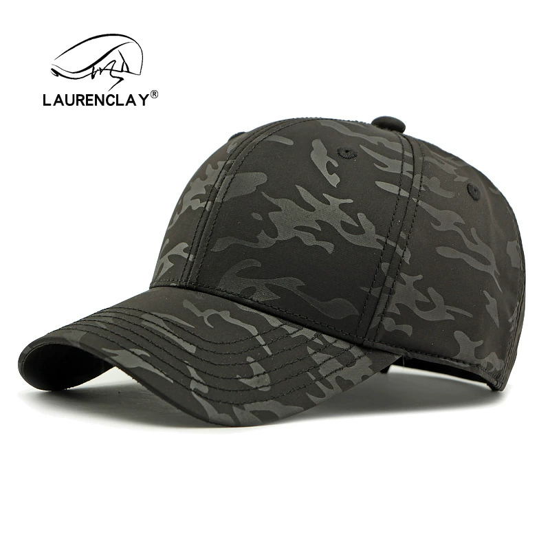 Men's classic camouflage travel baseball cap, high quality sun hat, simple and elegant design, sun protection