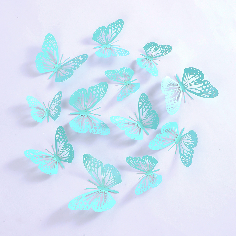 Bunte, realistische 3D-Schmetterlings-Wandaufkleber für die perfekte Dekoration von Zuhause und Partys_voghion.com