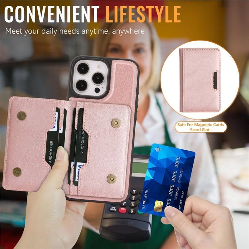 High-End Leather Case Wireless Charging Mobile Phone Case Iphone17 Apple 16 Samsung S24 All-Inclusive Soft Protective Case Magnetic Suction S25