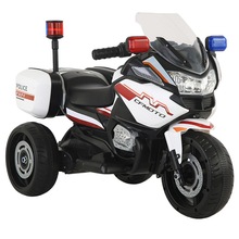 儿童电动摩托车三轮车警灯男孩女孩宝宝电瓶遥控充电玩具车可坐人