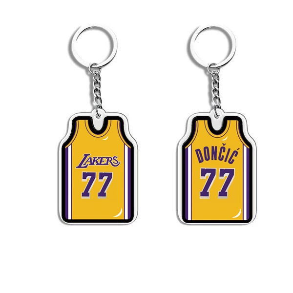 П pendant из акрилового джерси, мини униформа подвеска, 4.6×3.2 см, акрил + металл