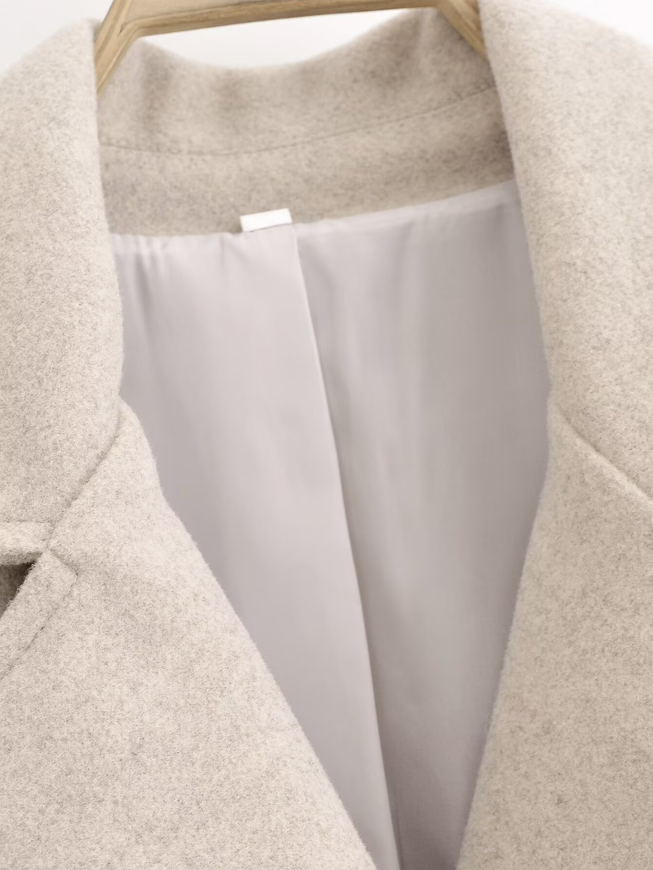 Vêtements pour femmes automne et hiver nouvelle mode de rue manteau coupe-vent en laine veste_voghion.com