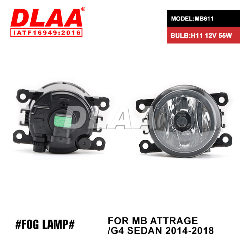 Aplicable a Mitsubishi 14 / 15 / 16 / 17 / 18 Mitsubishi ATTRAGE / G4 SEDAN Lámpara de niebla Lámpara de barra delantera