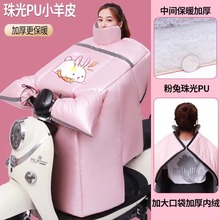 电动车挡风被冬季加绒加厚电瓶车防水防风罩四季通用新款春秋