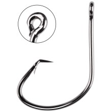 100个/包 渔具批发品质章鱼钩带倒刺鱼钩散装单钩