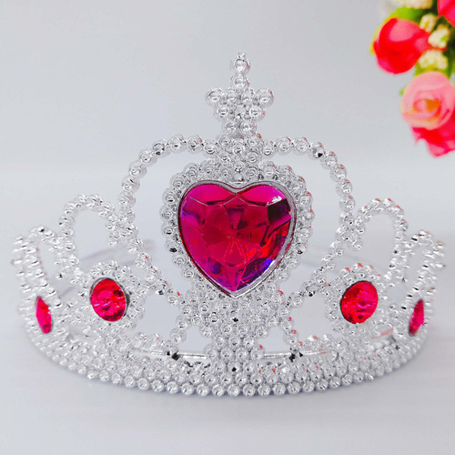 Girls crown Ice and Snow Princess hair accessories set decorations Princess Aisha crown children's headband little magic fairy magic wand