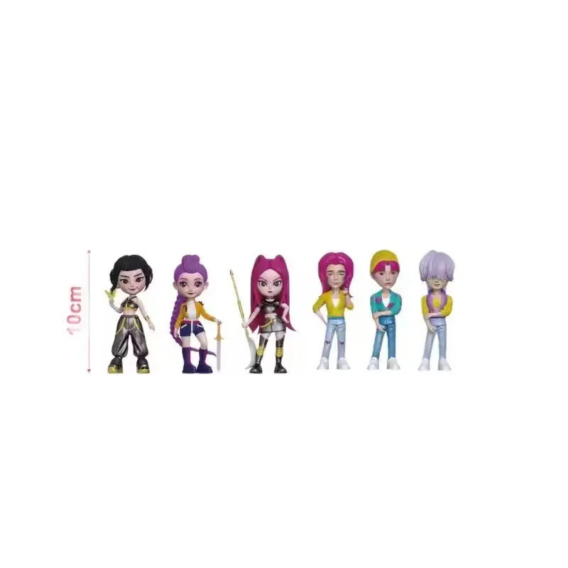 Caza de brujas transfronterizas 6 series de bolsas ciegas hechas a mano desmontaje Le muñeca modelo de muñeca decoración de escritorio llavero