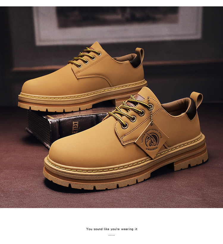 2023 Frühjahr Neue atmungsaktive Martin-Stiefel für Männer, gute Qualität, langlebige Arbeitsschuhe, trendige Low-Top-Martin-Schuhe_voghion.com