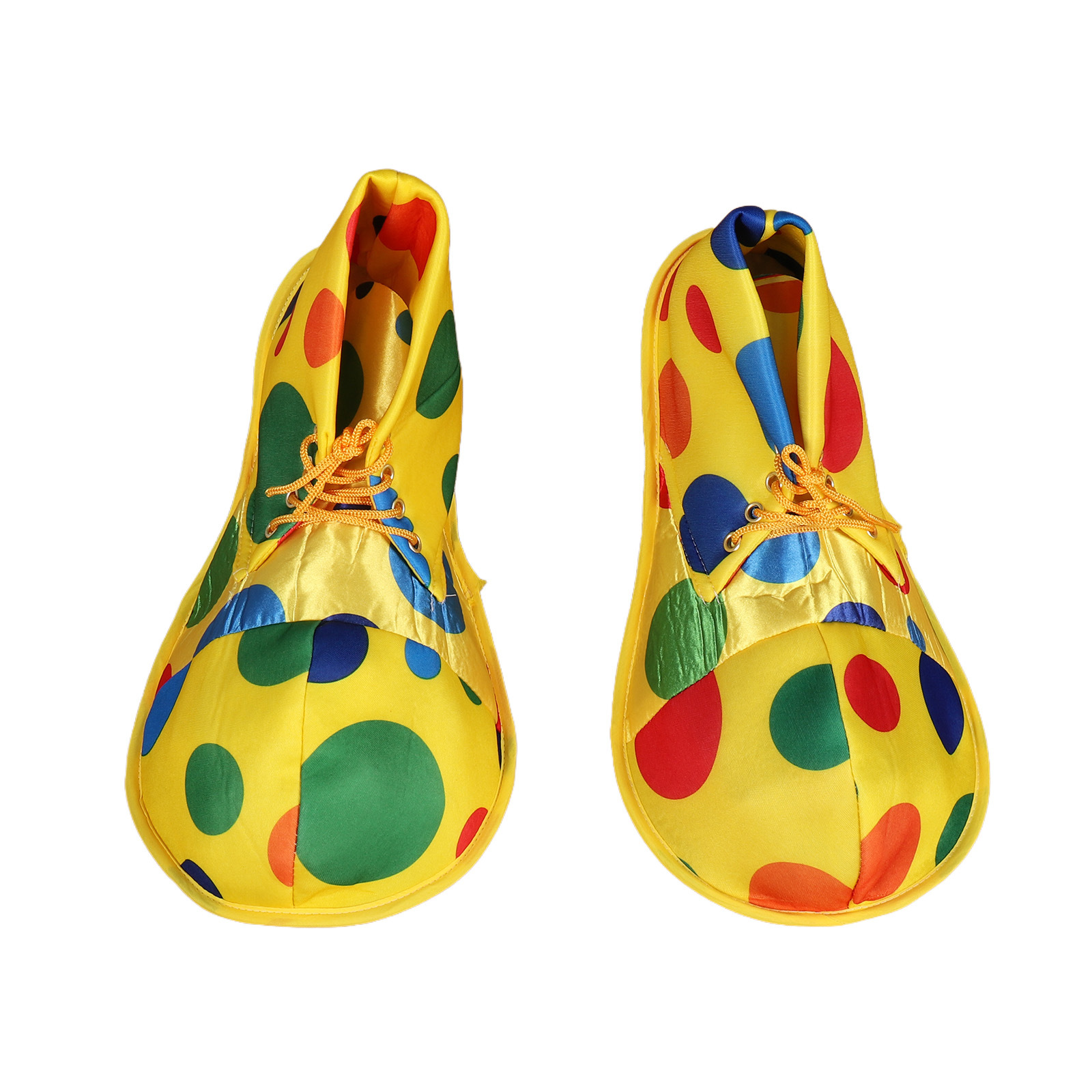 万圣节波点小丑鞋加厚加绒包边舞台化装舞会滑稽表演演出鞋套