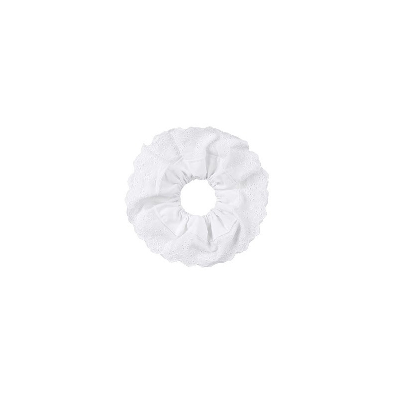 Encaje blanco francés, lazo para el cabello de intestino grueso, banda de goma femenina, hilo para el cabello de alta calidad, hilo para el cabello de alta elasticidad, hilo para el cabello, accesorios para el cabello