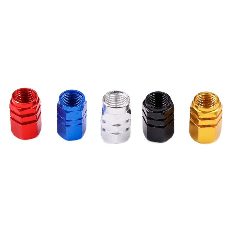 Крышка клапана из нержавеющей стали Шестигранная круглая крышка из алюминиевого сплава для автомобильных шин крышка сердечника клапана