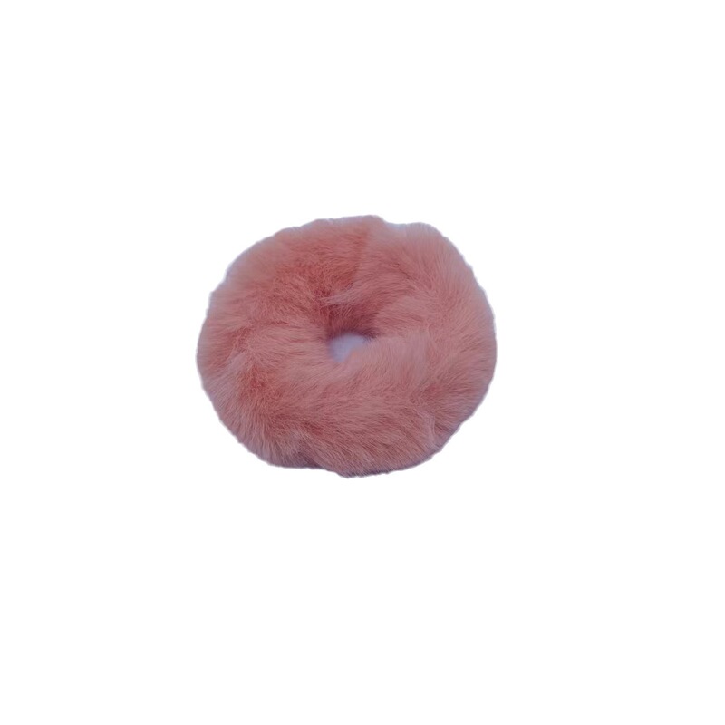欧米のキャンディー色はウサギの毛のふわふわした大腸の髪輪に似せています。|undefined