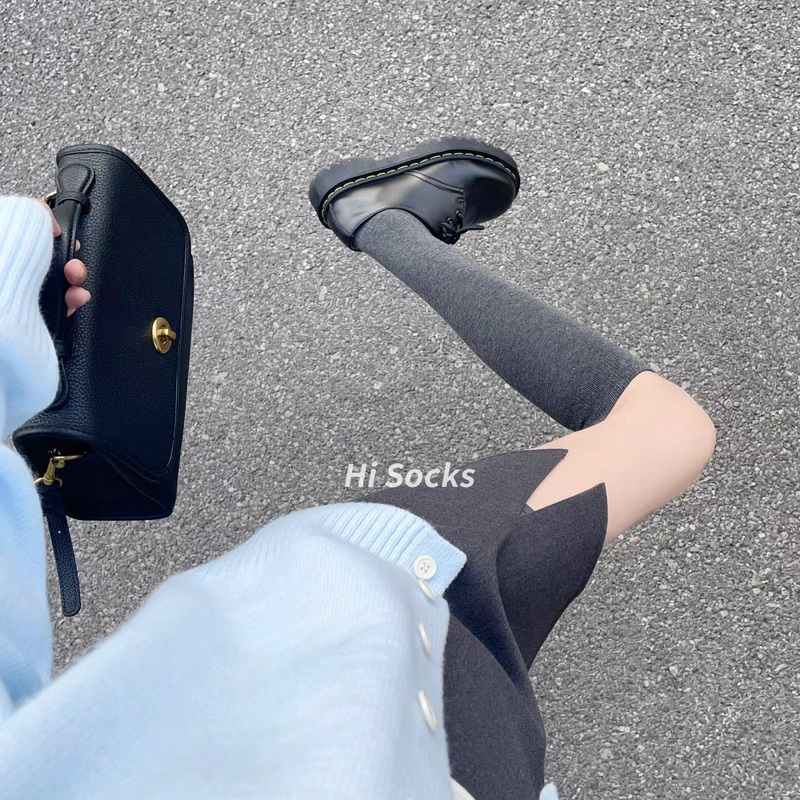 Pressure Slimming Calf Socks Black and White Gray Over-The-Knee Socks Long Tube Socks Women's Cotton Mid-Tube Knee Socks Slimming Slouch Socks Pressure Slimming Calf Socks Black and White Gray Over-The-Knee Socks Long Tube Socks Women's Cotton Mid-Tube Knee Socks Slimming Slouch Socks